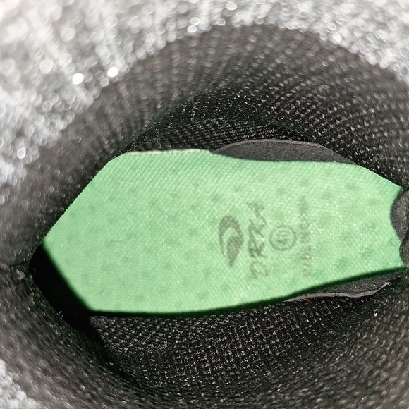 DRKA ankle mesh sneakers sock trainers - 40 / 9 - metallic silver/black - Picture 7 of 9